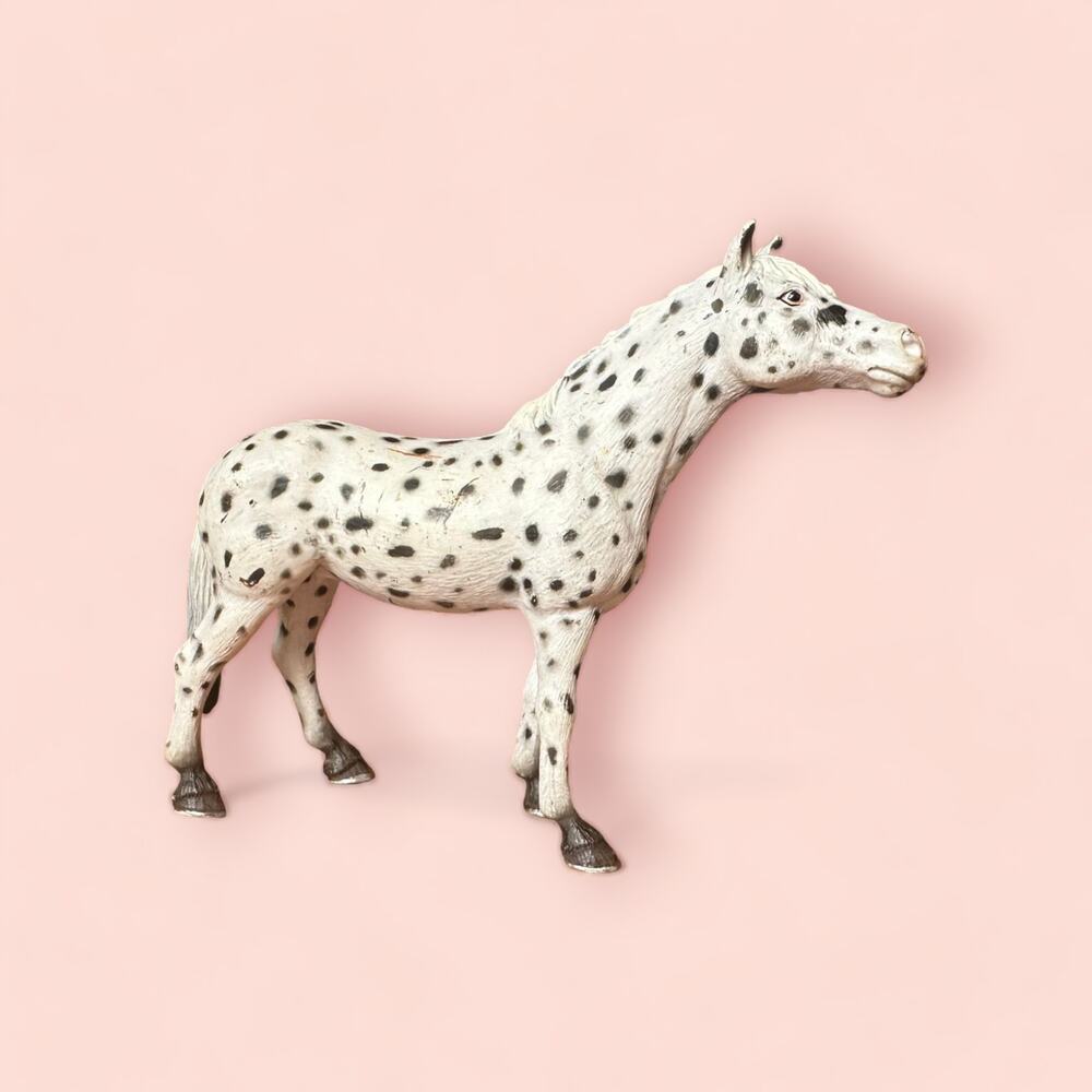 Vintage Retired Schleich Germany Knabstrupper Appaloosa Mare 5" 2006 Mare